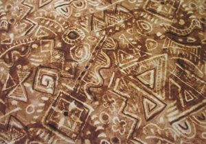 Kaufman OOP Cotton Fabric Brown Kilamanjaro Safari Print 33" by 44" - Picture 1 of 3
