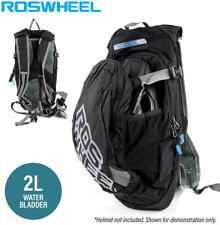 Roswheel 8L Cycling Hydration Pack with 2L Water Bladder - Black (46x21x10cm)