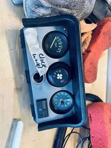 PORSCHE 1983 944 Black Center Dash Oil Gauge Cluster Console Engine Start OEM - Picture 1 of 2