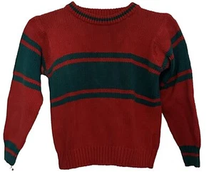 Gap Christmas Vintage Boys Size S  Color Block Cotton Long Sleeve Sweater - Picture 1 of 4