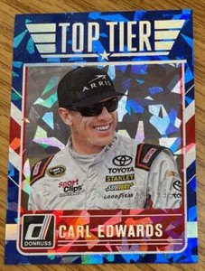 CARL EDWARDS - 2017 Donruss - Top Tier Cracked Ice Insert - S/N 238/999