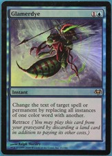 Glamerdye FOIL Eventide PLD Blue Rare MAGIC GATHERING CARD (ID# 246372) ABUGames