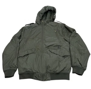 Volcom Scout Jacket Womens XL Bomber Puffer Coat Army Green - Picture 1 of 9