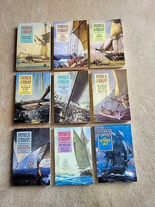 9 Book Lot Patrick O’Brian Collection Nautical 1,2,3,6,7,13,14,15,19 Paperbacks - Picture 1 of 6