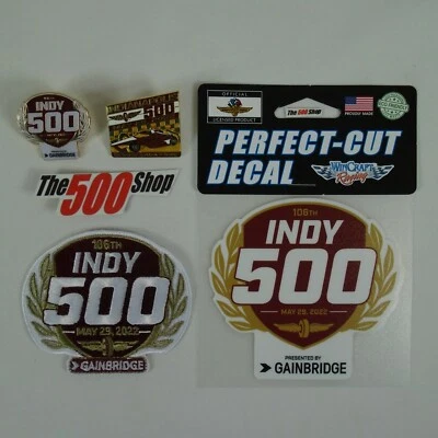 2022 Indianapolis 500 106TH Running Collector Event Lapel Pins Patch Decal - Image 1 of 4