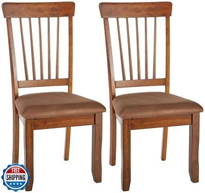 Signature Design by Ashley D199-01 Dining-Chair, 2 count, Light Brown - Image 1 of 4