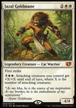 Magic the Gathering MTG Jazal Goldmane (9) Commander 2014   LP - Image 1 of 1