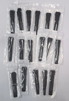 For Samsung Gear S3, Frontier, 805 Silicone Watch Band 22mm Black - Image 1 of 4