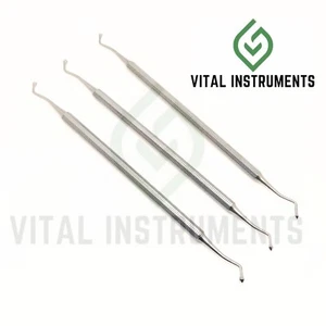 3 Acorn Burnishers #21 Dental Composite Restoration Instruments Stainless Steel - Picture 1 of 1