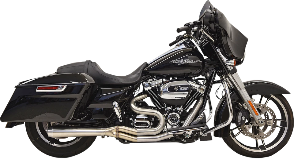 Bassani Road Rage III 2-to-1 Exhaust System 1F22SS for 17-22 Harley Davidson FL - Image 1 of 1