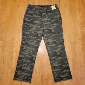 Buffalo David Bitton Camo Pants Womens 6 BLISS 30x27 Mid Rise Stretch Utility - Picture 1 of 21