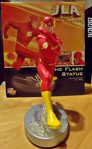 JLA The Flash Cover To Cover 8 1/4" Statue #1747/1900 DC Direct