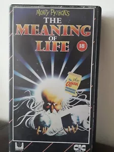 Monty Python The Meaning Of Life VHS 1983 Rare Retro Video VHR 1093 Universal - Foto 1 di 8