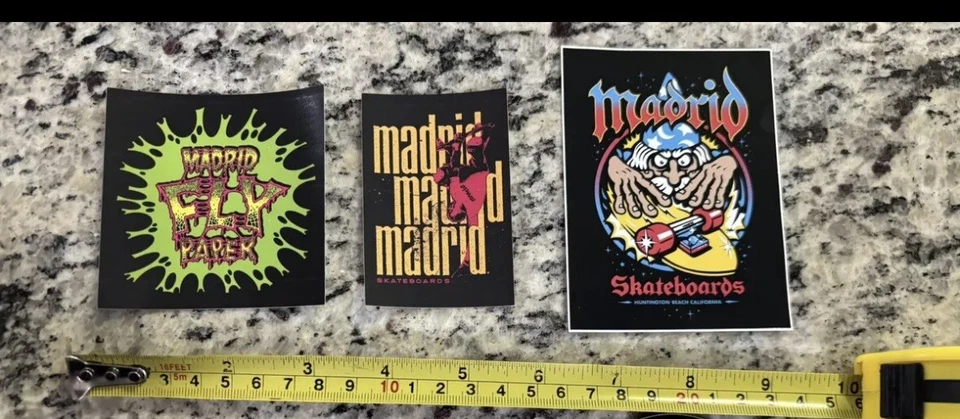 Lote de pegatinas MADRID SKATEBOARD Foto 1 de 1