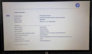 13.3" HP PROBOOK 440 G3 Laptop i3-6100U @ 2.30GHz 4GB RAM 180GB SSD, NO OS - Picture 1 of 9