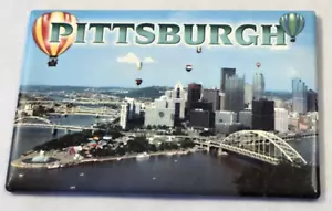 Magnet von Fort Pitt Bridge & Downtown Pittsburgh, PA ~ 3" x 2" - Bild 1 von 5
