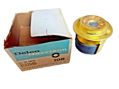 1938 - 1957 雪佛兰 Delco Harrison #105 波纹管恒温器 151 度 GM 3133595 — 第 1/4 张图片