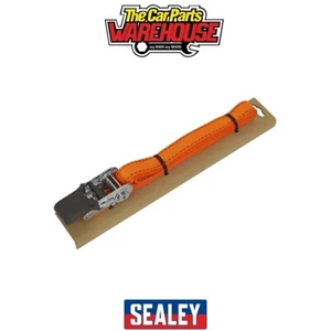 Sealey TD0635E Ratchet Strap Polyester Webbing with Corner Protector 25mm x - Picture 1 of 5