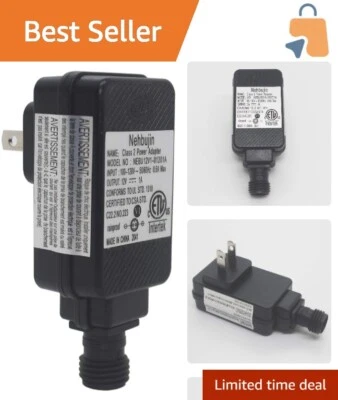 Fonte de alimentação IP44 12V 1A para decorações de LED externas - Transformador confiável - Imagem 1 de 4