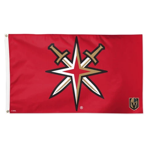 VEGAS GOLDEN KNIGHTS SWORDS LOGO 3'X5' DELUXE FLAG NEW WINCRAFT 👀 Cover