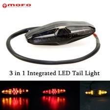 3 in 1 LED Integrated LED Taillight/Brake/Stop/Turn Signal Light For Motorcycle