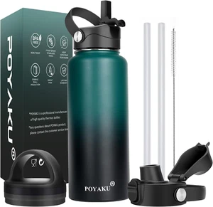 Water Bottler Insulated Tumbler IceFlow Stainless Steel Vacuum Insulated 30 OZ - Picture 1 of 12