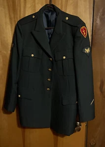Vintage Men's U.S.A Military ARMY Uniform Dress Jacket 44 Tall - Picture 1 of 4