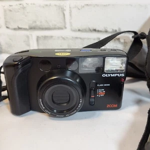 Olympus Quick Shooter Zoom 35mm Film Camera w/Case, Tripod - Picture 1 of 11
