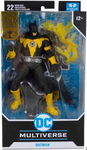 DC Multiverse Sinestro Corp 7" Figure Excl Lantern Batman Gold Label In Stock Cover