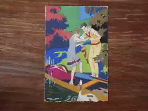 1x CPA Postcard ILLUSTRATEUR (Circa. 1925) Mode Art deco FEMINA pochoir BERGERET - Picture 1 of 2