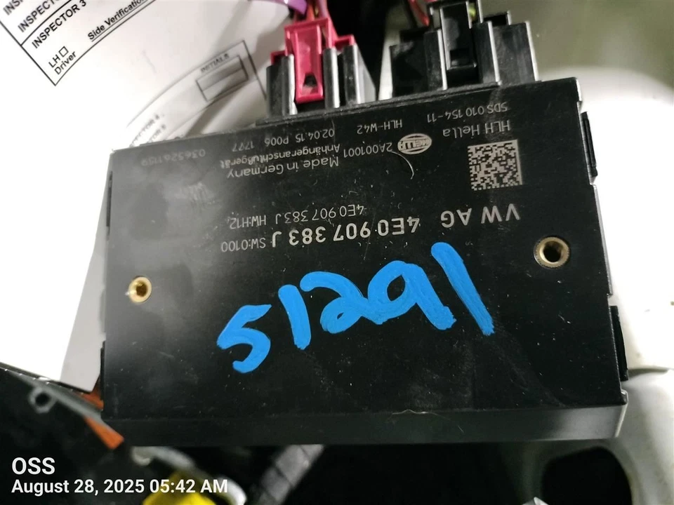 CHASIS CONTROL MODULE 4E0907383J 2007-2015 AUDI Q7 AUDI Foto 1 de 4