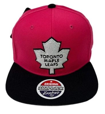 Zephyr NHL Toronto Maple Leafs "Hope” Flat Bill SnapBack Hat BRAND NWT - Image 1 of 4