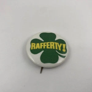 ¡Rafferty 1968 vintage! : Senado estatal CA. Botón Campaña Política, Pinback - Imagen 1 de 2
