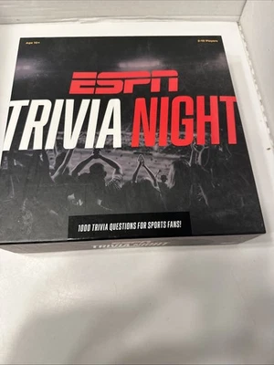 ESPN Trivia Night A Sports Trivia Family Board Game Funko Games Sealed - Image 1 of 4