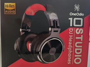 OneOdio Studio Pro 10 DJ Headphones Black/Red WIRED [In Original box] - Picture 1 of 16