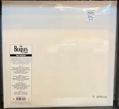 The Beatles - White Album - 2014 Numbered Reissue - Mono Vinyl - 2 LP Set - NEW! - Image 1 of 2