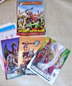 Warhammer Fantasy Battle 2nd Edition Box Set COMPLETE - 1984 Print - Picture 1 of 19