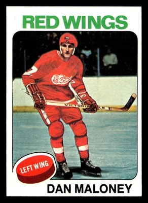 1975-76 Topps #177 Dan Maloney Near Mint Red Wings ID:475818 - Image 1 of 2
