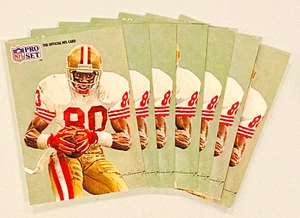 (7) Jerry Rice 1991 Pro Set Football All NFC Team NM Card Lot #379 - Picture 1 of 2