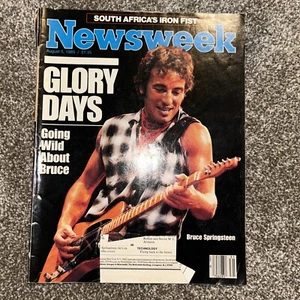 Bruce Springsteen Newsweek August 5 1985 Magazine Glory Days Going Wild - Picture 1 of 5