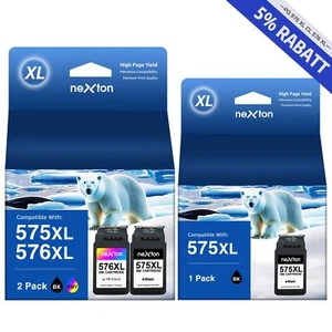 Druckerpatronen für Canon PG-575 576 XL PIXMA TS3550i TS3551i Multipack Patronen - Bild 1 von 9
