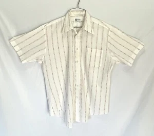Vintage 1970s Penny’s Macrae Prest Polyester Cotton Short Sleeve Shirt - Picture 1 of 7