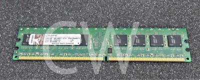 KTH-XW4200AN/1G Kingston 1GB PC2-4200 DDR2-533MHz CL4 240-Pin DIMM Memory Module - Image 1 of 2
