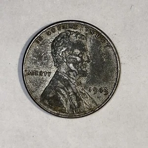 1943 P Lincoln Steel Wheat Cent Penny /Lot W62 - Picture 1 of 2