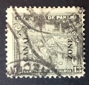 BroadviewStamps Canal Zone #36b used fine. 10c omitted.  CV$300 - Picture 1 of 2