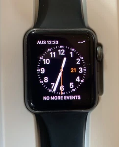 Apple Watch 1st Gen, GPS - 38 mm Aluminum Case - Working condition - Picture 1 of 16
