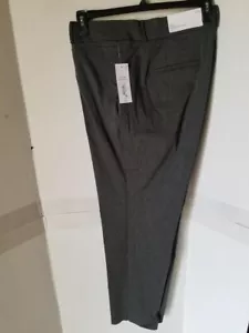 LIZ CLAIBORNE AMY Mid Rise Straight Leg Charcoal Heather Gray Pants Size 20W NWT - Picture 1 of 2