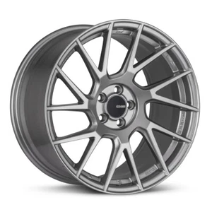 17x9 +45 Enkei TM7 5x100 Storm Gray Wheels (Set of 4) - Picture 1 of 2