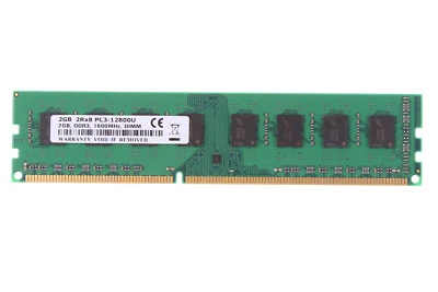 2 GB DDR3 RAM PC3-12800U 1600MHz CL11 Unbuffered Desktop Memory For intel CPU - Image 1 of 4