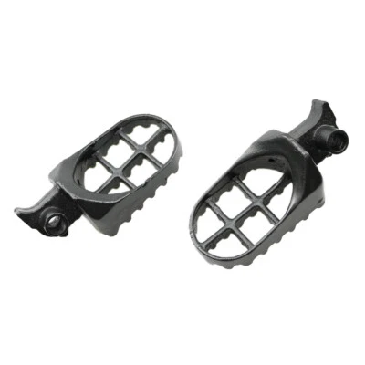 Grey Dirt Bike Sports Steel Foot Pegs For Suzuki 2003-2004 RM125 125 RM250 250 — 第 1/4 张图片